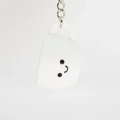 3D Printed Happy Clicky Mug Keychain