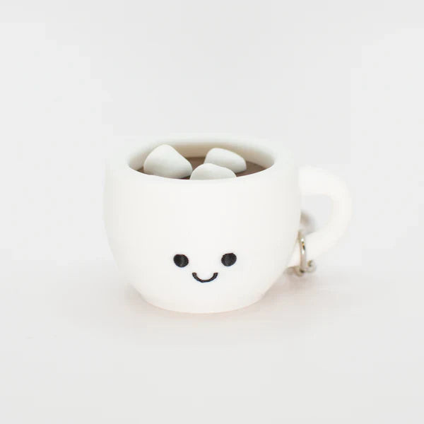 3D Printed Happy Clicky Mug Keychain