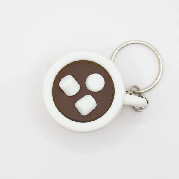 3D Printed Happy Clicky Mug Keychain