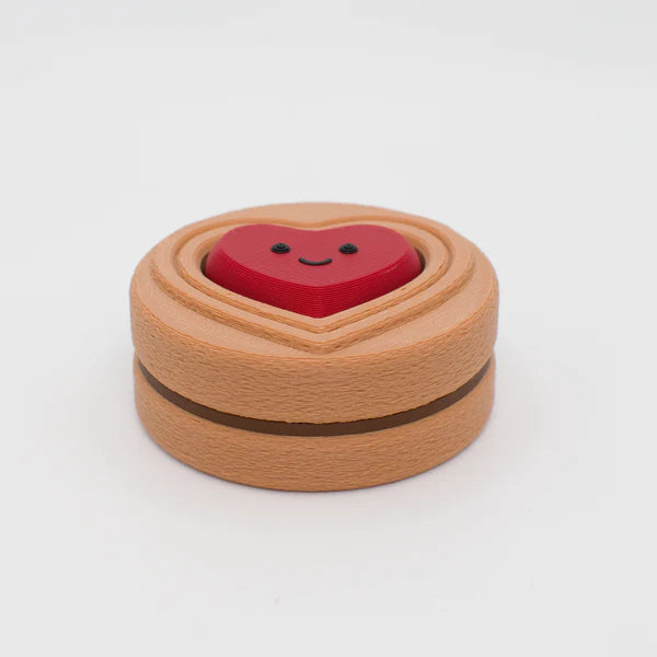 Clicky Jelly Biscuit Keychain