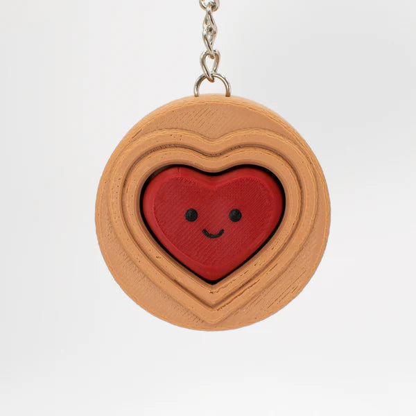 Clicky Jelly Biscuit Keychain