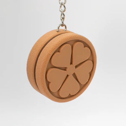 Clicky Jelly Biscuit Keychain