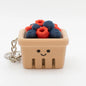 Juicy Clicky Berry Basket Keychain
