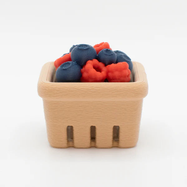Juicy Clicky Berry Basket Keychain