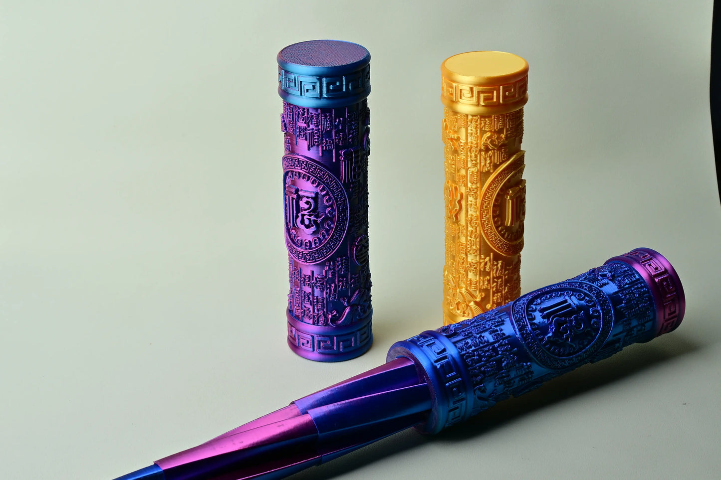 3D Printed Wanfu telescopic sword