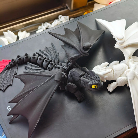 3D Printed toy dragon