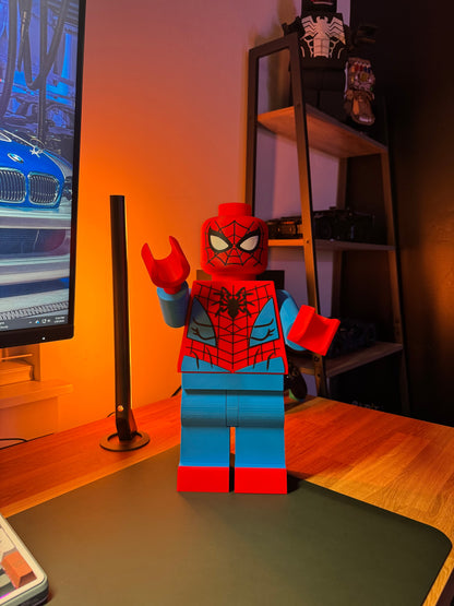 3D Printed Spiderman 8 inches or 16 inches