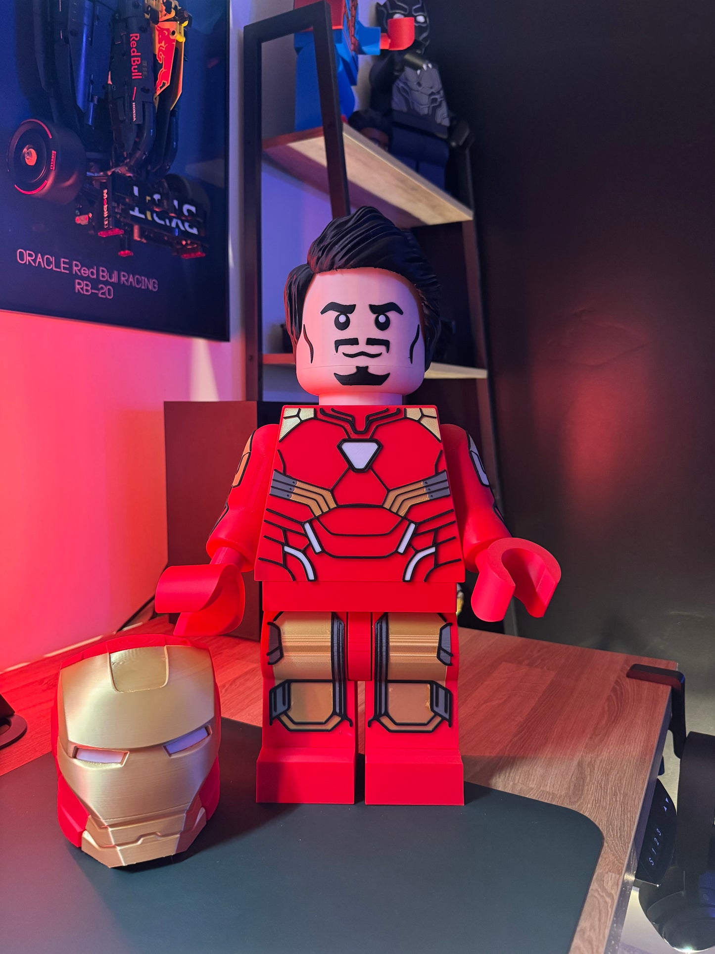 Iron Man (Tony Stark) Style Building Block Marvel Minifigure