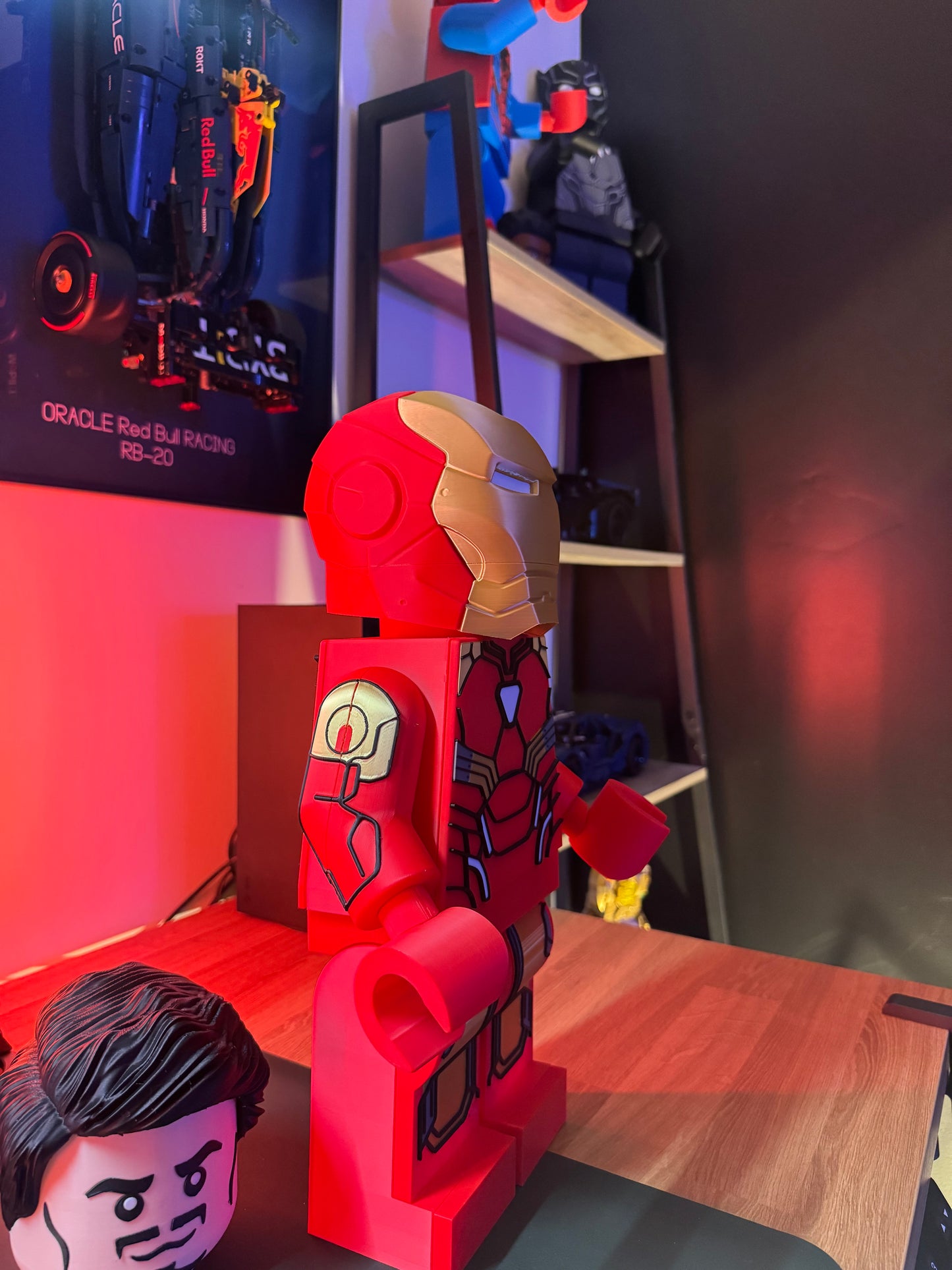 Iron Man (Tony Stark) Style Building Block Marvel Minifigure