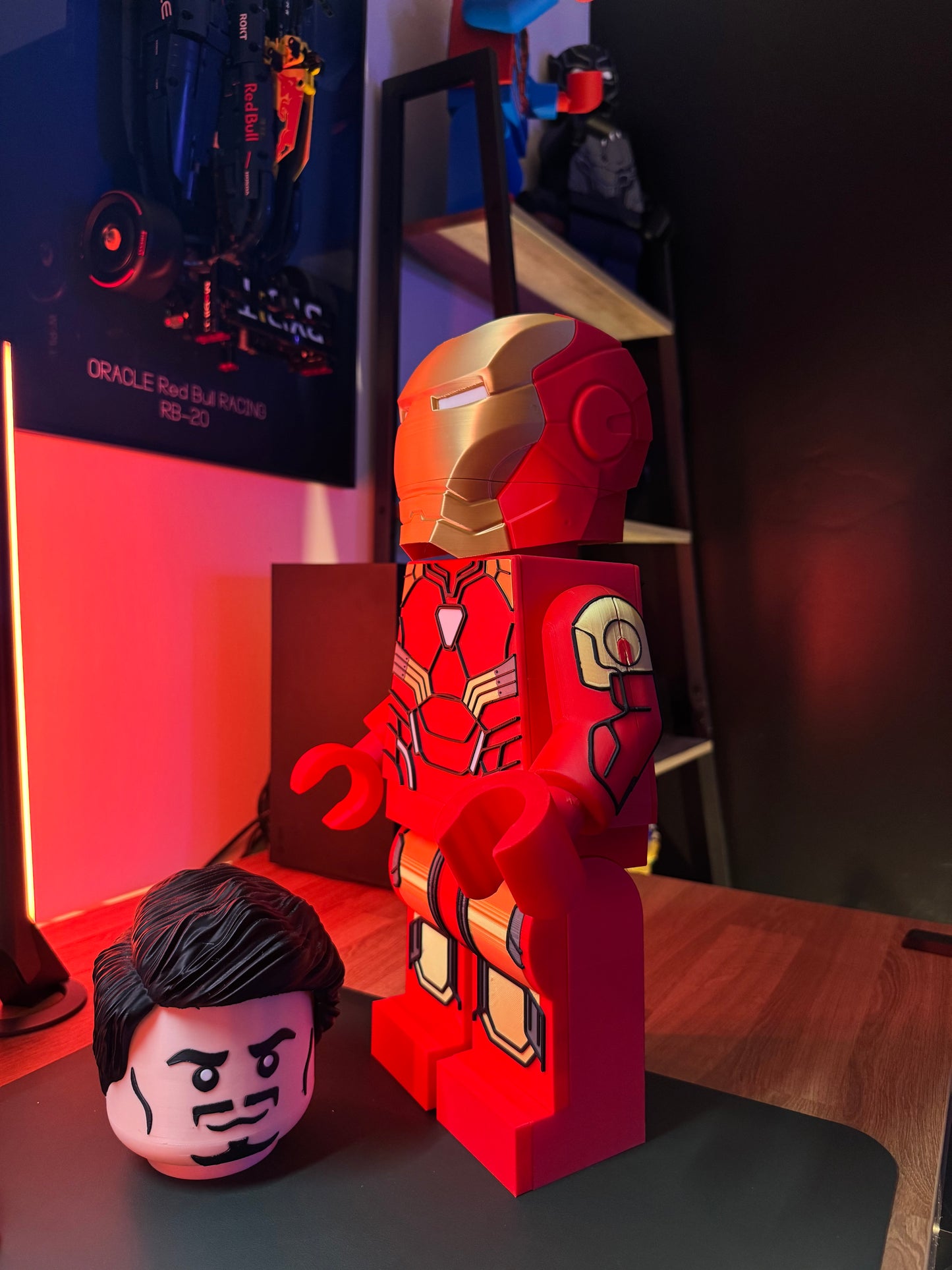 Iron Man (Tony Stark) Style Building Block Marvel Minifigure