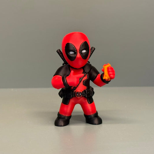 3D Printed Deadpool's Taco Time 3D Q Version