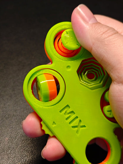 3D Printed Six in one stress relieving toy