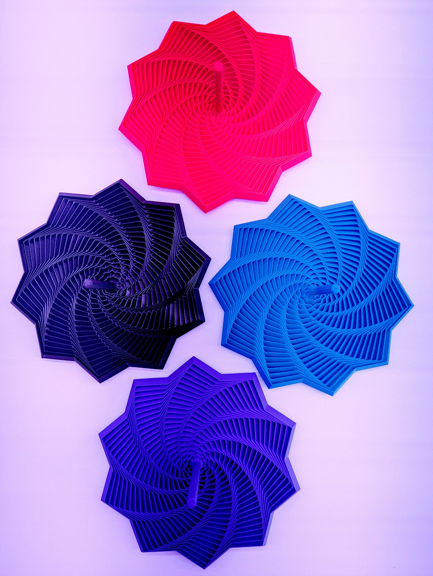 3D Printed 10-Star Stress Relief Design