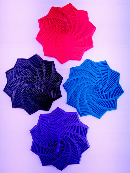 3D Printed 10-Star Stress Relief Design