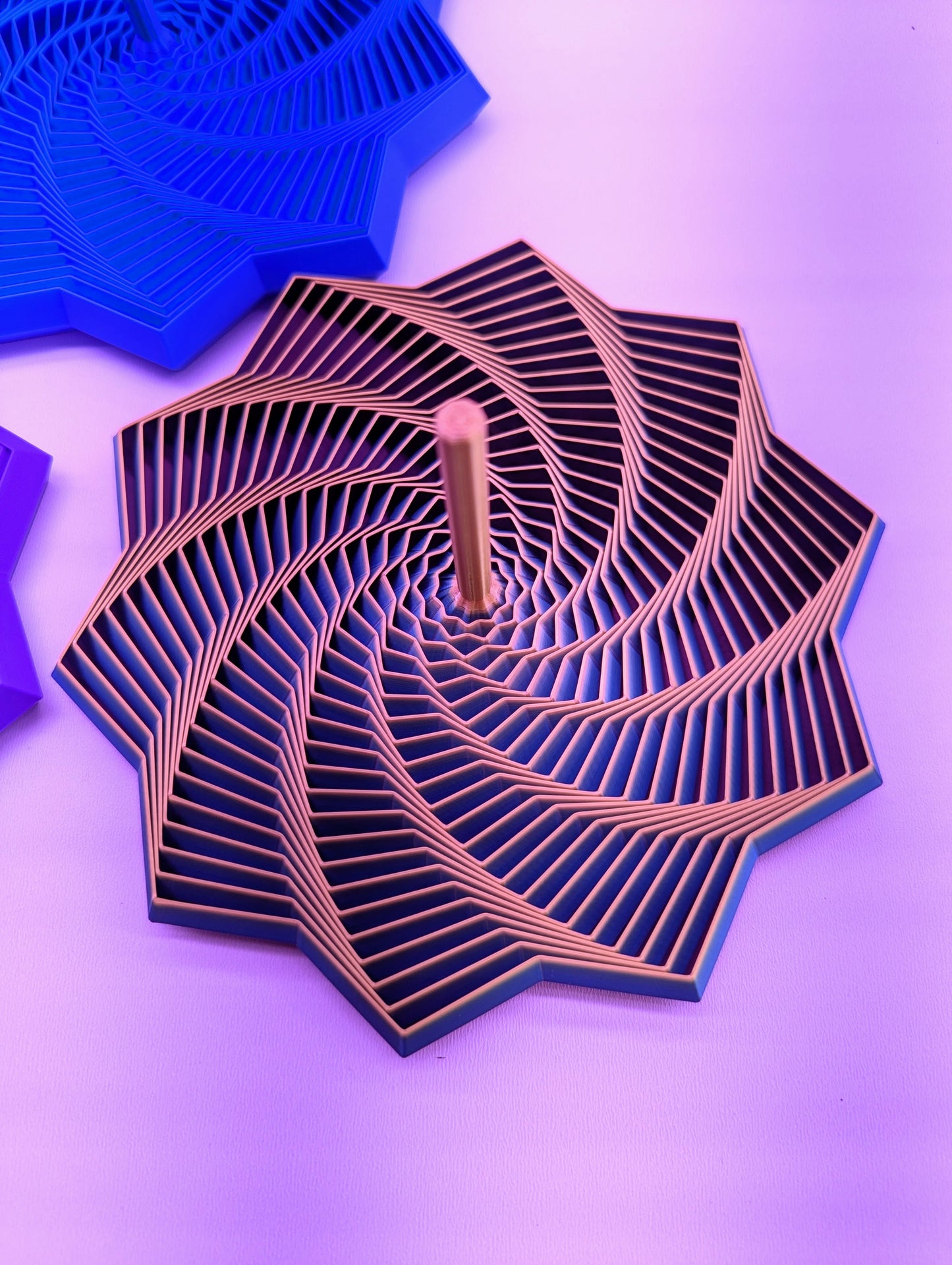 3D Printed 10-Star Stress Relief Design