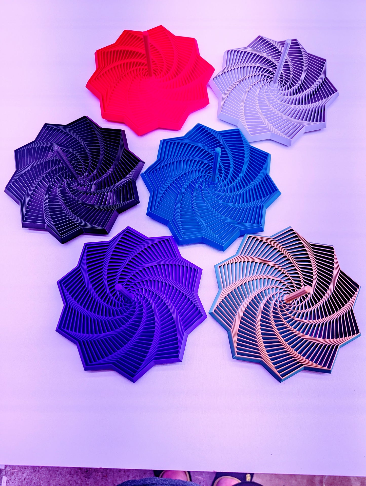 3D Printed 10-Star Stress Relief Design