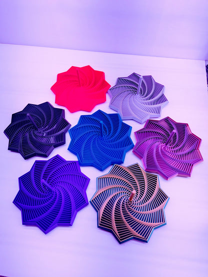 3D Printed 10-Star Stress Relief Design