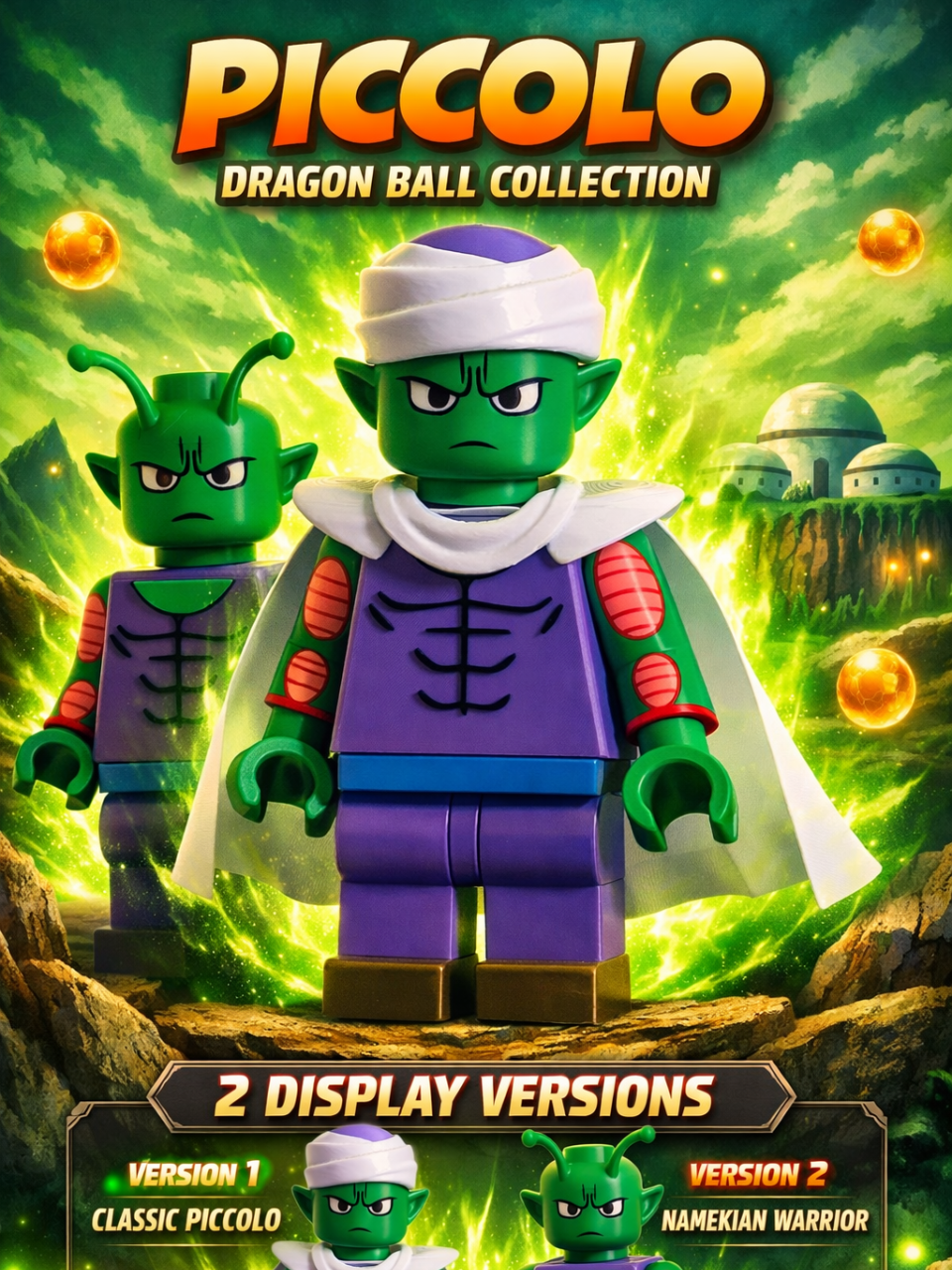 3D Printed-Piccolo 8inches（Dragon Ball）