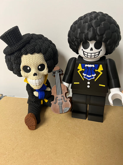 3D Printed Soul King Brook 8inches （One Piece）