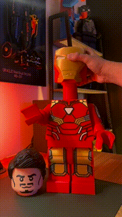 Iron Man (Tony Stark) Style Building Block Marvel Minifigure