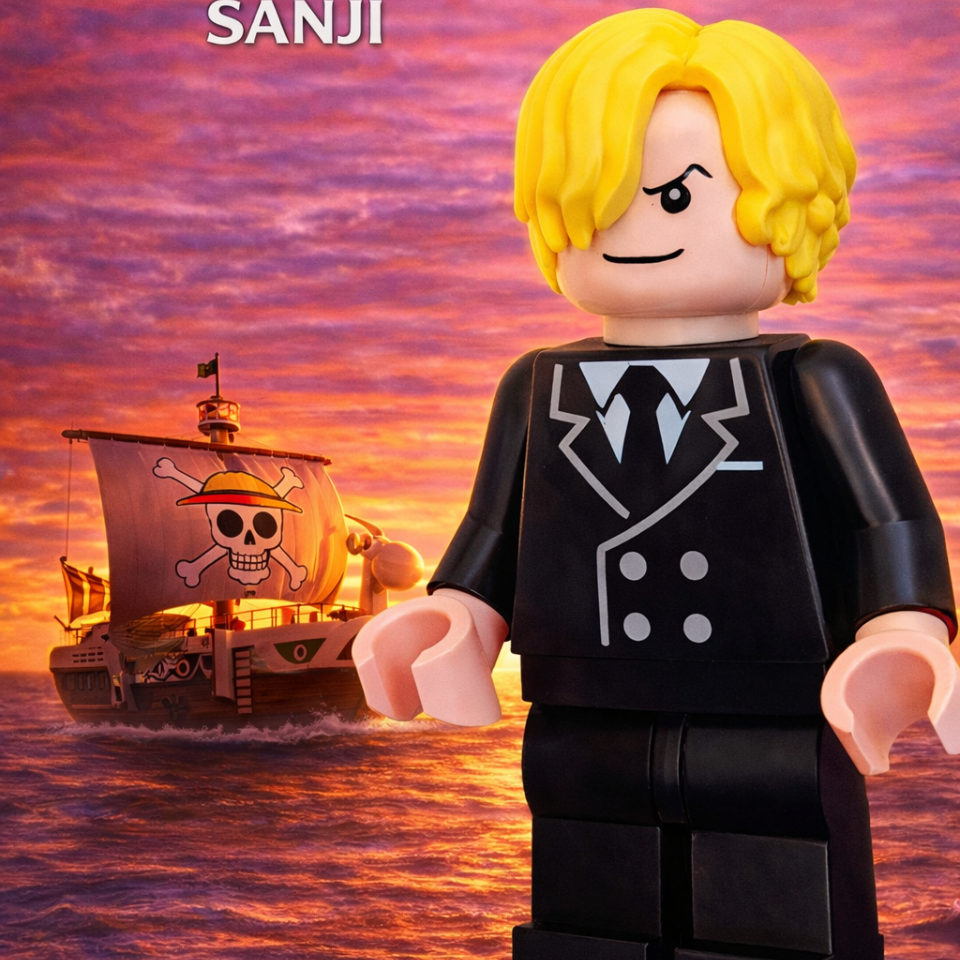 3D Printed Sanji Vinsmoke 8inches（One Piece）