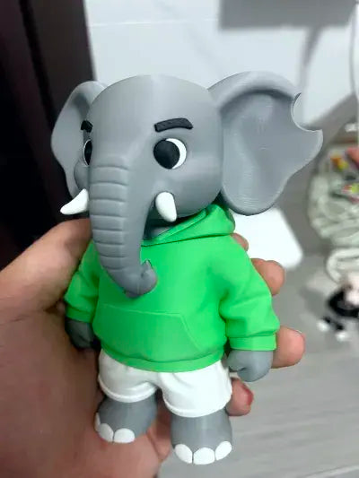 3D Printed elephant