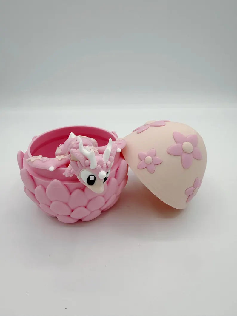 Hatchling Dragon – 3D Printed Articulated Baby Dragons with Fantasy Eggs