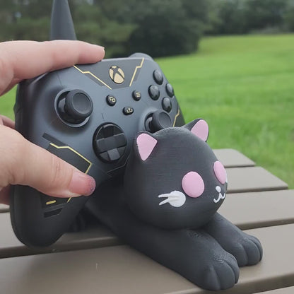 Cat Gaming Controller Stand