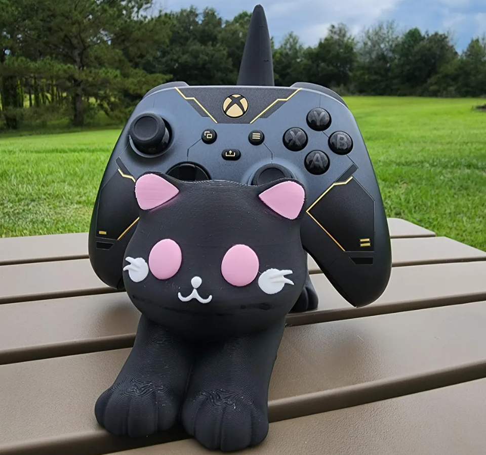 Cat Gaming Controller Stand