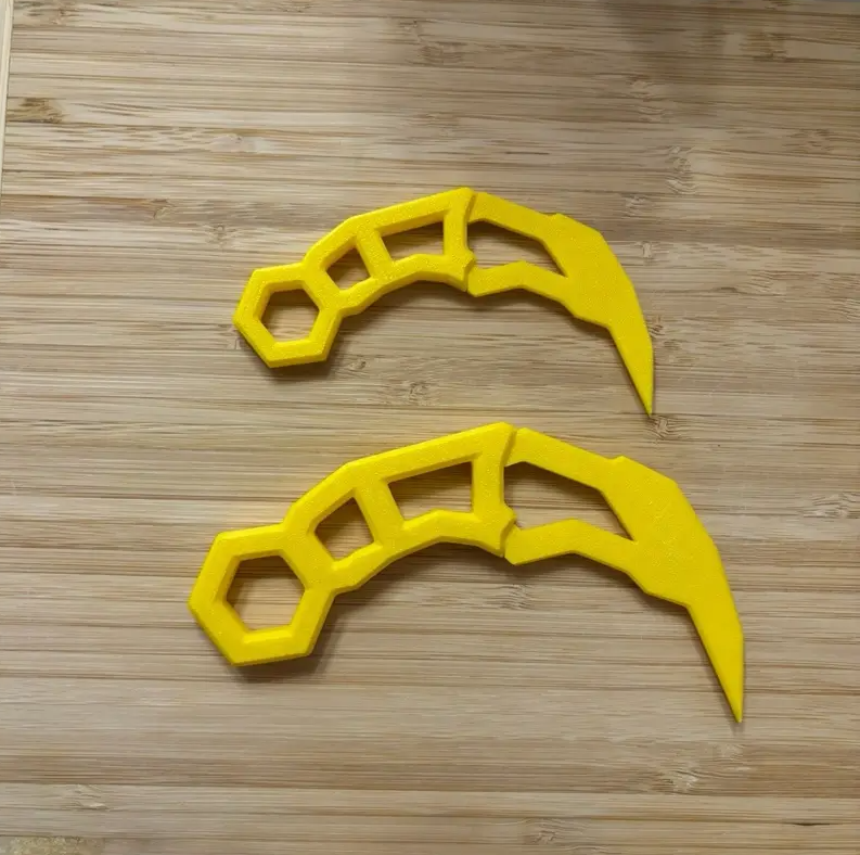 Roblox Rivals Keyrambit 3D Printed