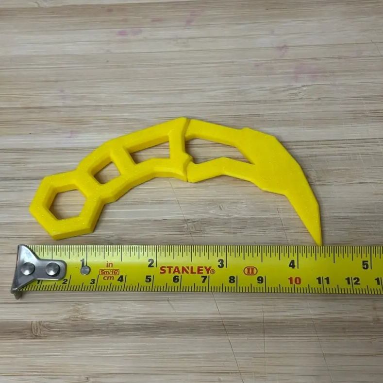 Roblox Rivals Keyrambit 3D Printed