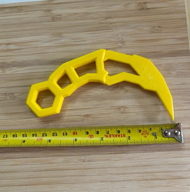 Roblox Rivals Keyrambit 3D Printed