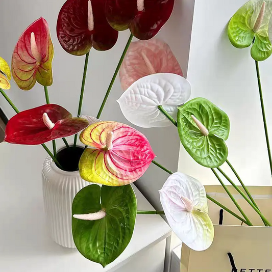 3D Printed Anthurium Artificial Flower