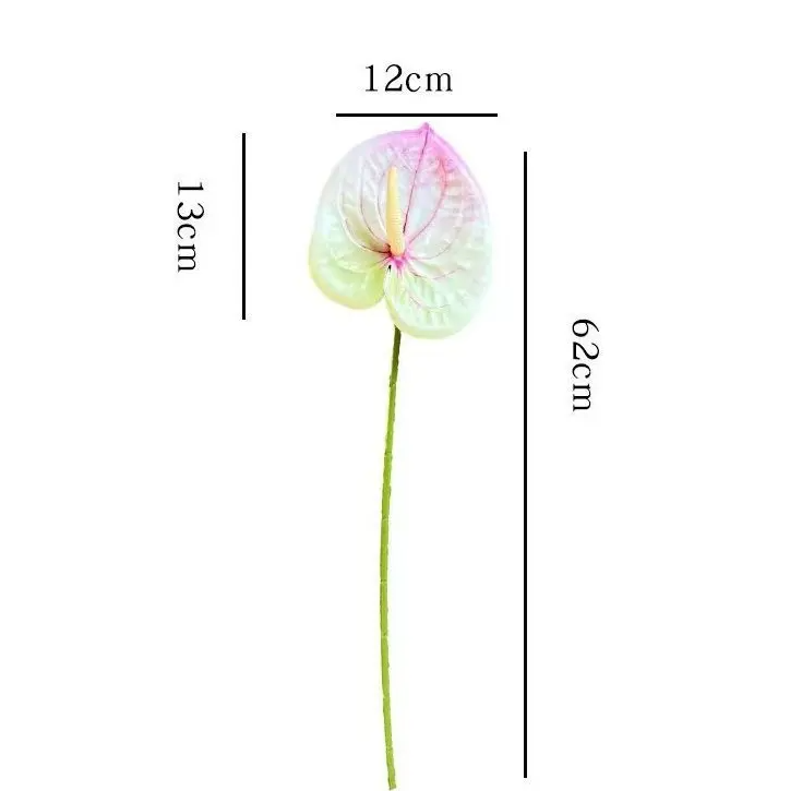 3D Printed Anthurium Artificial Flower