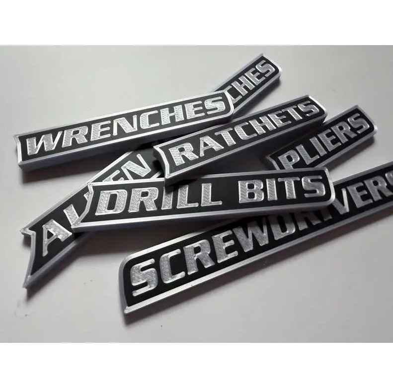 12-Pack Premium Magnetic Toolbox Labels