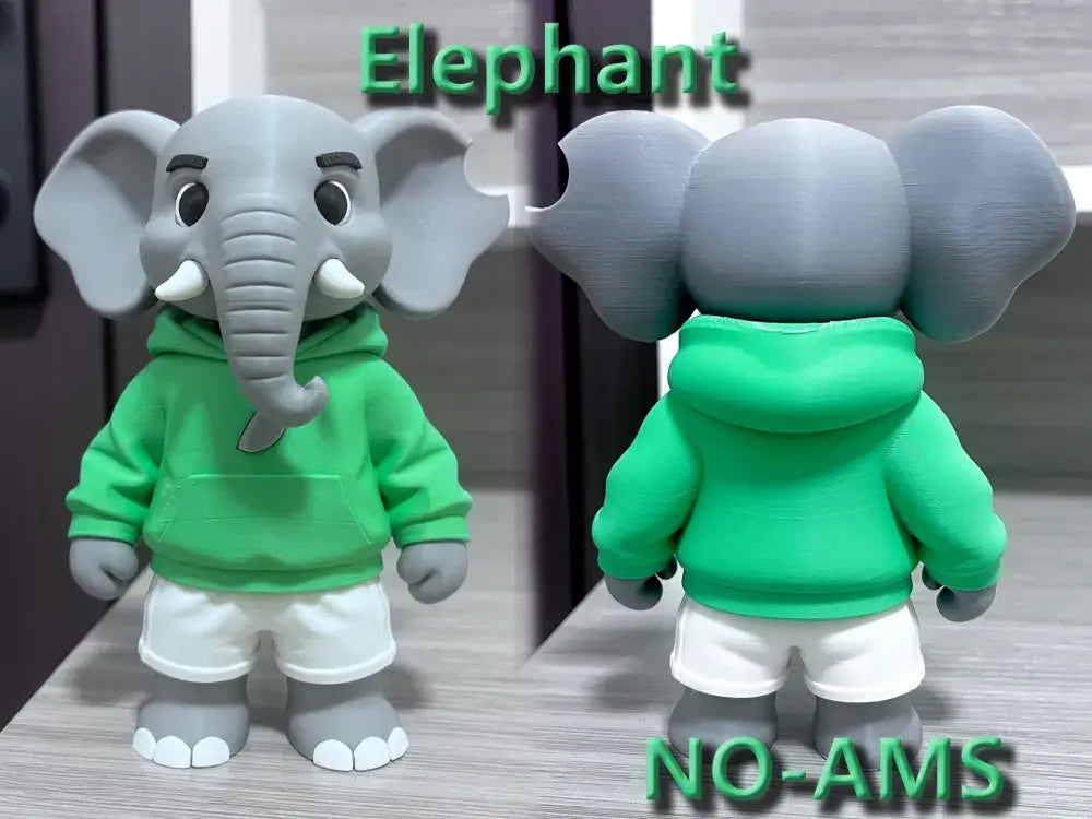 3D Printed elephant